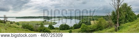 Serene Landscape In The Wild - The Shores Of Lake Otolovo In Belarus