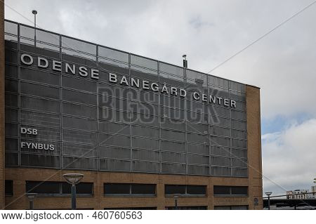 Odense Railway Station Centre Is A Huge Building In The City Center Of Odense, Denmark, August 28, 2