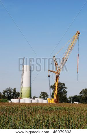 건설 Windturbine