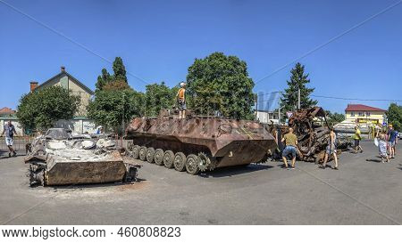 Destroyed Military Equipment Of Russia During The War In Ukraine