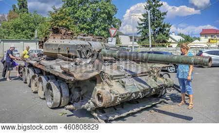 Destroyed Military Equipment Of Russia During The War In Ukraine