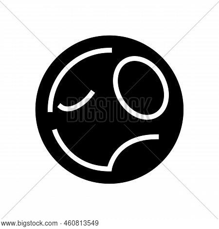 Pearl Stone Rock Glyph Icon Vector. Pearl Stone Rock Sign. Isolated Symbol Illustration