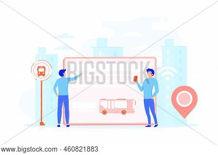 Bus Travel Card And Users. Public Transport Pass, Unlimited Or Pre-purchased Trips, Passenger Card A