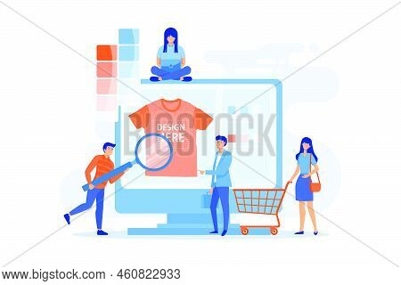 T-shirt Print On Demand Services. Promotional Apparel Design. Merch Clothing, Custom Merchandise Pro