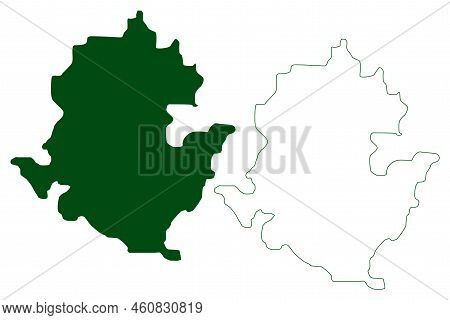 Acapulco Municipality (free And Sovereign State Of Guerrero, Mexico, United Mexican States) Map Vect