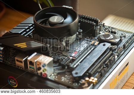 Enjoy Exceptional Performance With The Asus Tuf Gaming B450m Pro S Gaming Black Motherboard. Install