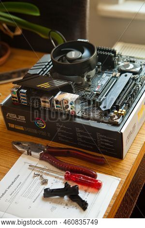 Enjoy Exceptional Performance With The Asus Tuf Gaming B450m Pro S Gaming Black Motherboard. Install