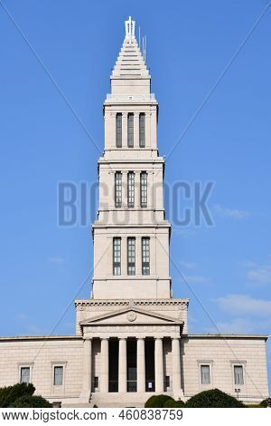 Alexandria Va - Apr 4: George Washington Masonic National Memorial In Washington Dc, As Seen On Apri