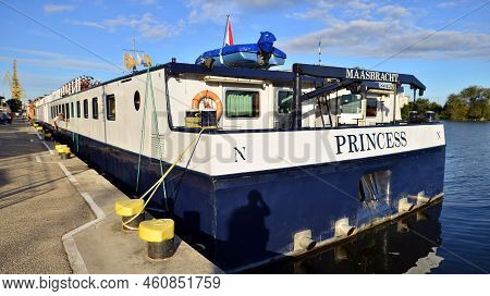 Szczecin. Poland. 30 August 2022. View Of The Intimate And Deluxe Ms Princess Ship Moored At Bouleva