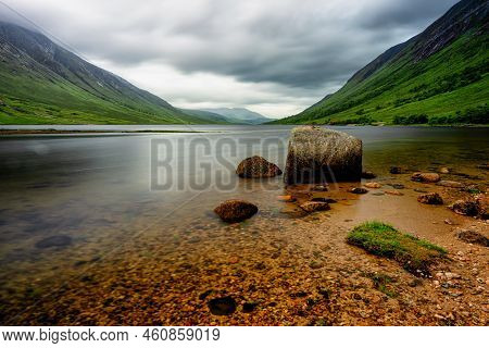 Fairy-tale Landscape, Brides Veil Falls And Old Man Of Stor, Scotland