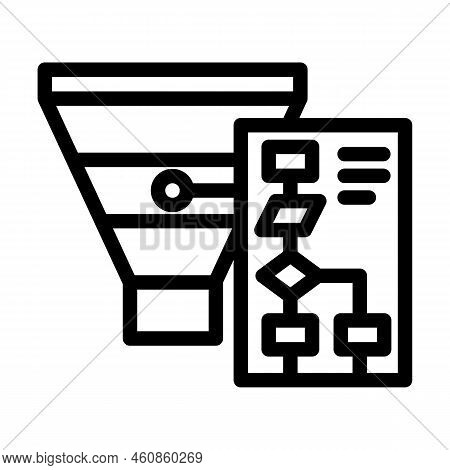 Mqls Generated Line Icon Vector. Mqls Generated Sign. Isolated Contour Symbol Black Illustration