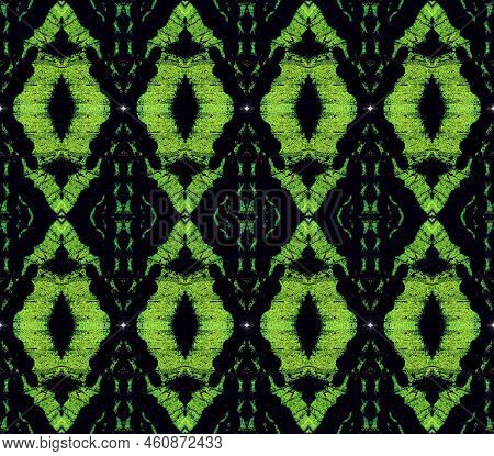 Green Black Geometric Texture From Butterfly Wing Urania Ripheus. For Notebook Covers, Phone Case, C