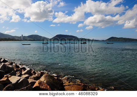 Deniz ve gökyüzü cloudsa ile