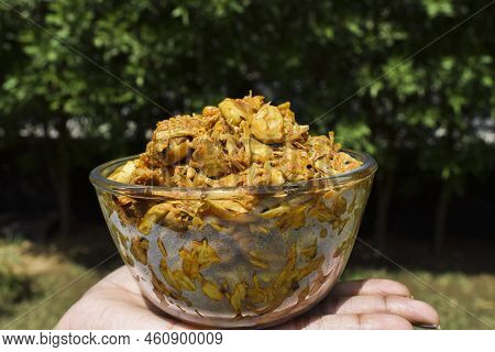 Jackfruit Side Dish Curry. Indian Curries Kathal Ki Sabji Or Jackfruit Curries.