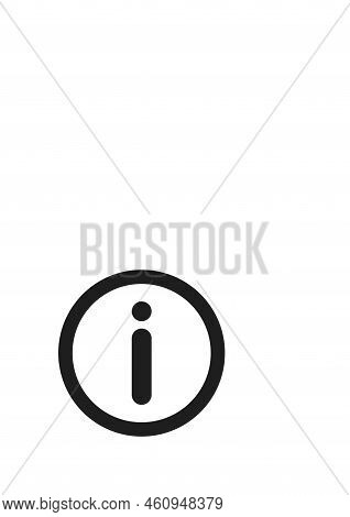 Info Icon Simple Design Vector Symbol Sign
