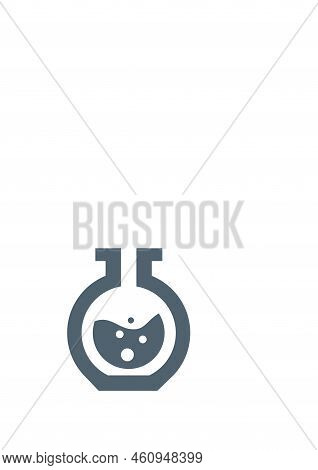 Lab Icon Simple Design Vector Symbol Sign