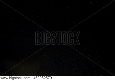 Evening Night Sky With Millon Star  On The Mountain.abstract Star Background.