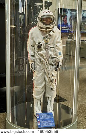 06.17.2022 Russia Moscow Vdnh Pavilion Cosmos Alexey Leonov's Berkut Spacesuit