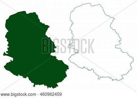 Coahuayutla Municipality (free And Sovereign State Of Guerrero, Mexico, United Mexican States) Map V