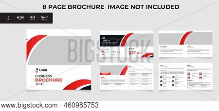 Creative Business 8 Page Square Brochure Template Design