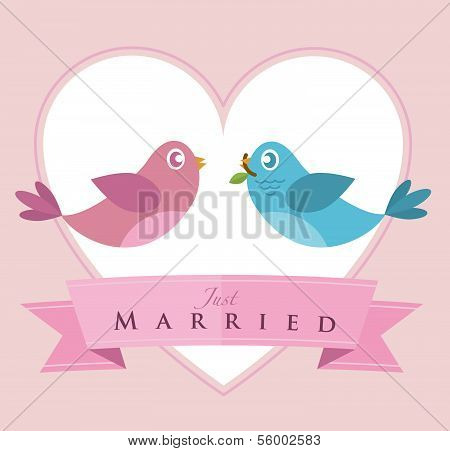 Flying Love Birds