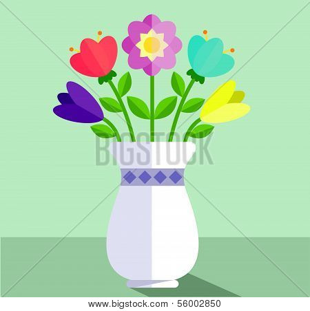 Wedding table flowers