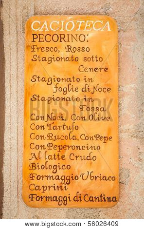 Italian Cacioteca