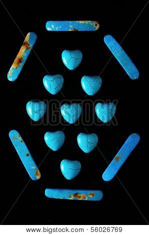 Blue Howlite Turquoise Gem Stone
