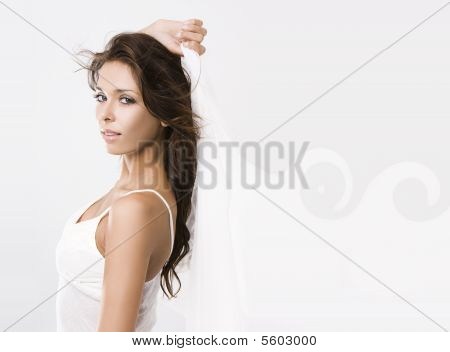 Portrait Of Beautiful Woman