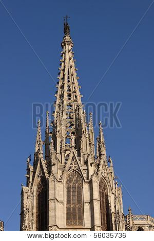 Barcelona Gothic Cathedral Tower