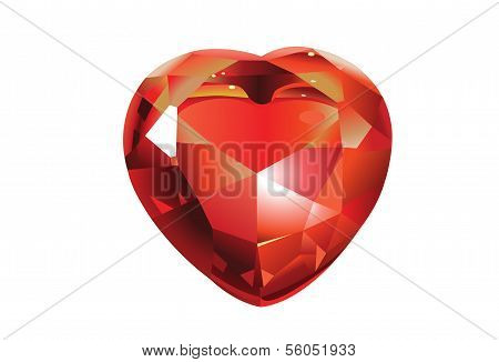 Shiny Valentines Diamond Hearts.