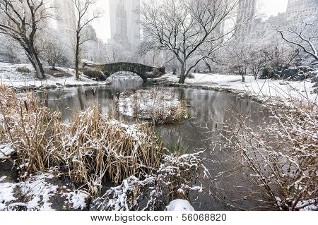 Central Park, New York City Gapstow Bridge