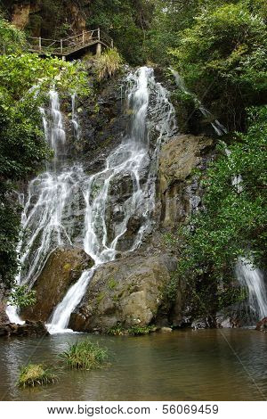Waterfall near Wuyishan Mountain, Fujian province, China