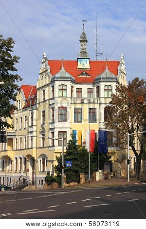 Zgorzelec, Poland - September 22th, 2013: City Hall in Zgorzelec, Poland