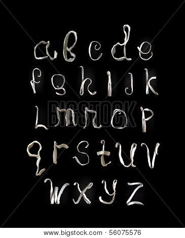 Placticine collection. Alphabet small case
