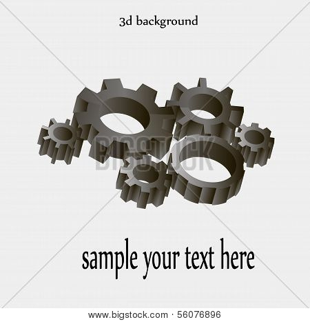 3d gear mechanism