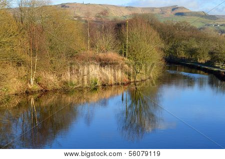Hudderfield Narrow Canal in Friezland Oldham