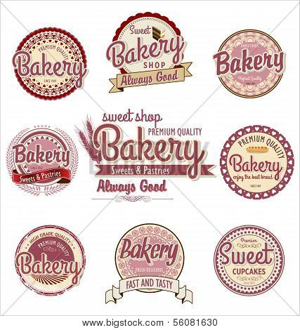 BÃ¤ckerei Abzeichen und Etiketten