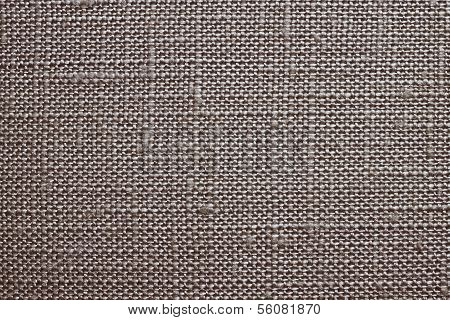 Silvery-brown Background Of Rough Dense Fabric