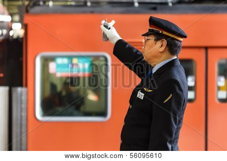 Train Conductor in Osaka