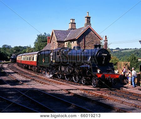 British Railways steam train, Highley.