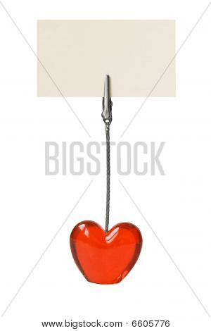 Heart Shaped Card Holder