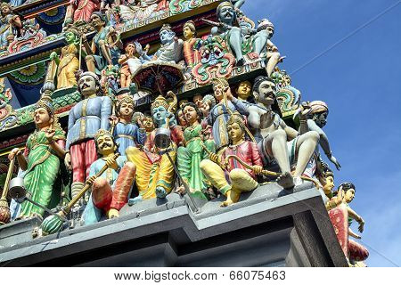 Sri Mariamman Hindu Temple in Singapore.