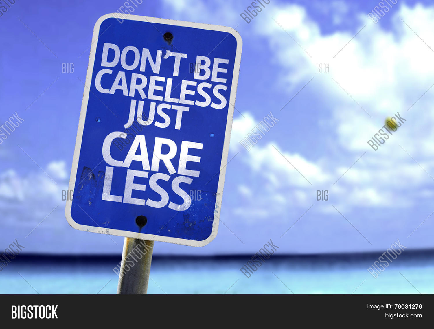 Don't Be Careless Just Image & Photo (Free Trial) | Bigstock