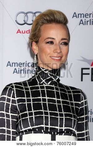 LOS ANGELES - NOV 12:  Karine Vanasse at the A Special Tribute to Sophia Loren at AFI Film Festival at the Dolby Theater on November 12, 2014 in Los Angeles, CA