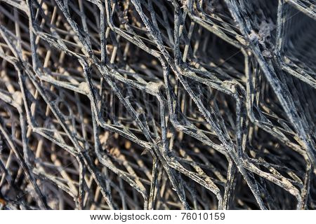 Metal Mesh Close Up