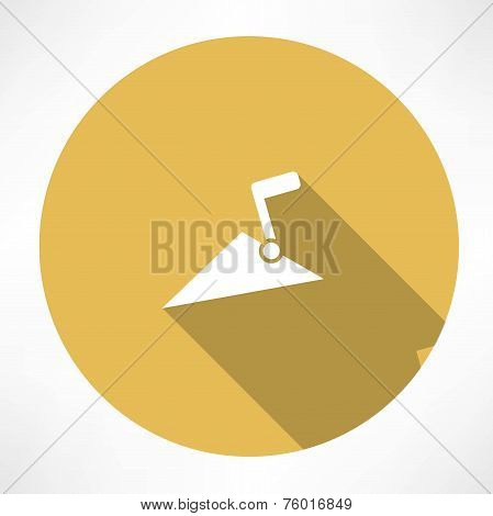 trowel icon vector