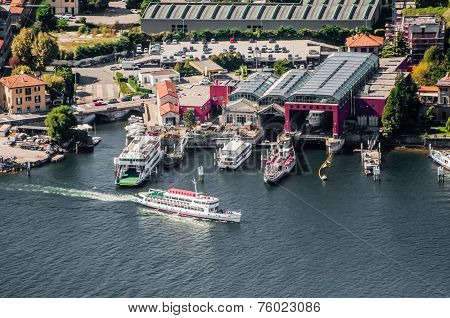 Harbour In Lake Como