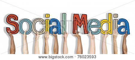 Social Media Word Concepts Isolated on Background