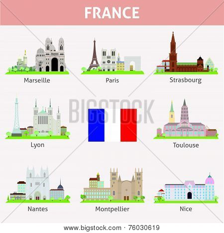 Cities of France